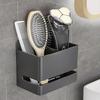 Wall Mounted Toothbrush Holder Waterproof Razor Storage Rack Durable Toothpaste Holder  for Home