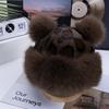 Korean Internet Celebrity Imitation Fur Hat Women Winter Thickened Warm Plush Bucket Hat Imitation Mink Basin Hat Cold Protection Ear