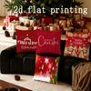 Dekokissenbezüge mit Weihnachtsmotiv, Muster, Kissenbezug, geeignet für Sofa, Schlafzimmer, Auto-Kissenbezug
