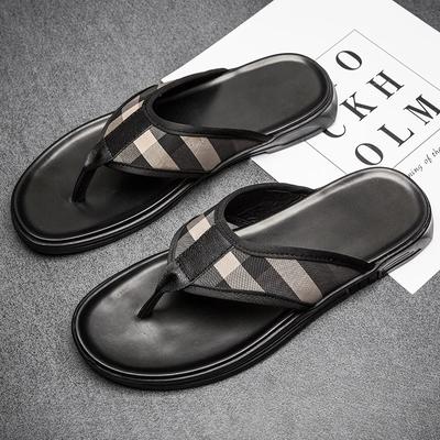 Summer Mens Slippers Luxury Brand Flip Flops Breathable Designer Non-slip Casual Shoes High Quality Comfy Beach Sandals Mocassin