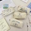 Zipper Cartoon Animal Pencil Case Portable Stationery Storage Bag School Office Supplies
