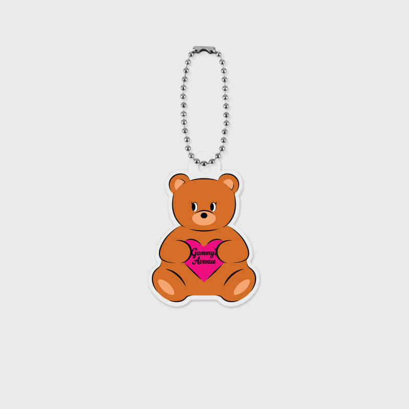 

90s bear gummy acrylic keychain Single product