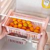 Refrigerator Sliding Storage Box Refrigerator Partition Layer Refrigerator Storage Refrigerator Partition Layer (4 Apricots)