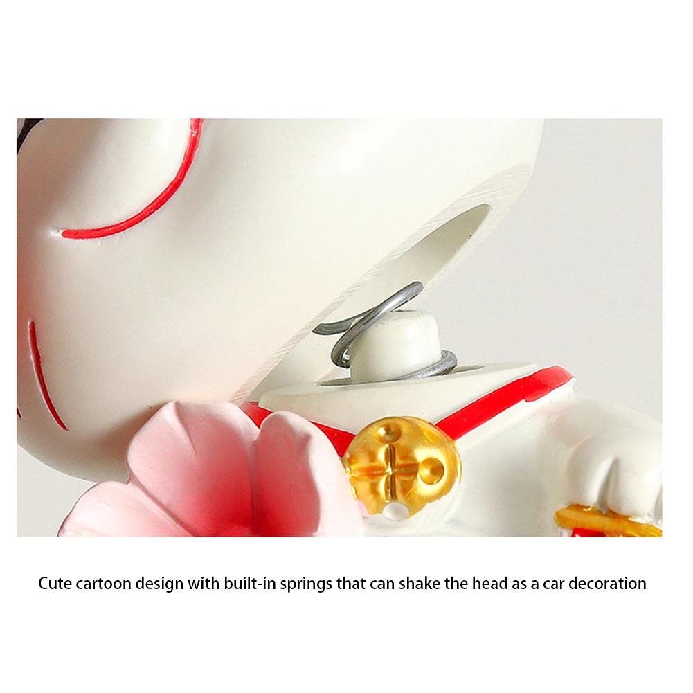 Lucky Cat Micro Landscape Decoration Resin Lucky Cat Figurine Statue Home Decor For Welcoming Fortune Good Luck