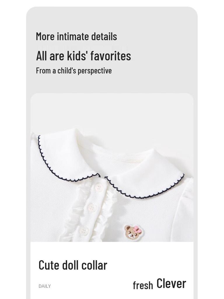 Classic Teddy Girls' Polo Princess Dress