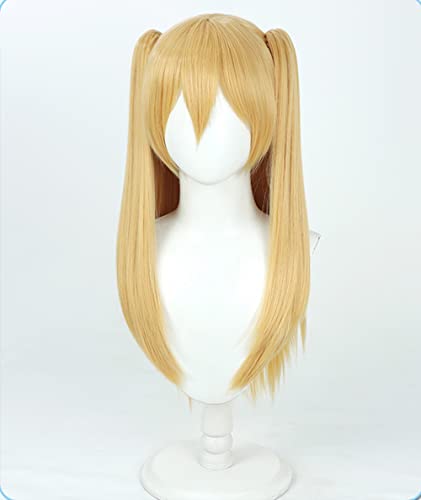 Cosplay Wig, Miriella Amano Lilisa, Purple Rose, Heat-Resistant, Costume Accessory, Wig, Disguise, Halloween, Event, Cosplay, Photography (Yellow)