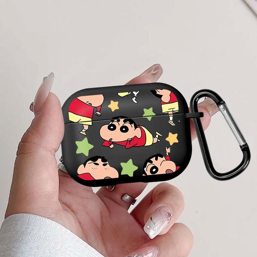 Earphone Cases Cover Case For Airpods 1 4 Pro 3 Pro3 Pro2 2 Crayon ShinChan Cute