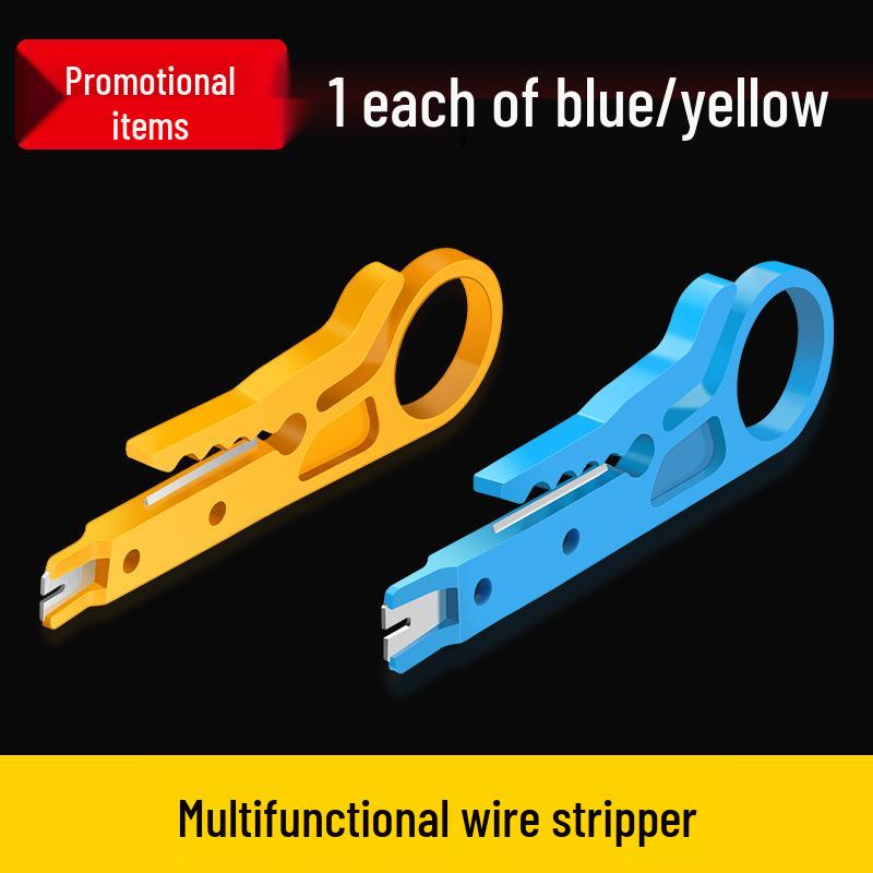 Compact Wire Stripper & Crimper for Network Cables and Telephone Lines