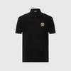 Men's Spring and Summer Exquisite Embroidery Versatile Polo Collar Shirt