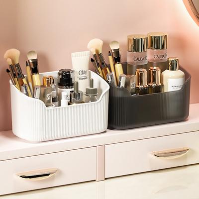 Schreibtisch Kosmetik Aufbewahrungsbox Toilettenartikel Wattestäbchen Behälter Badezimmer Zubehör Pinsel Make-up Organizer Etui Lippenstifte Box