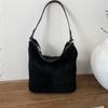 PU Suede Hobo Bag Women's Fashion Shoulder Tote with Soft Texture Casual Everyday Handbag