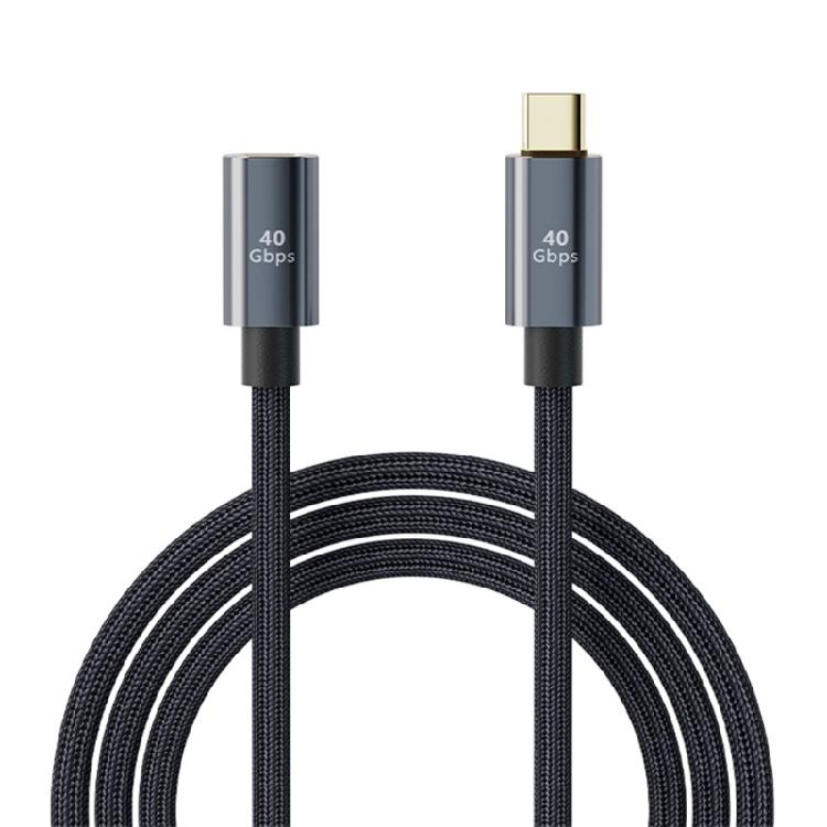 40Gbps Type-C Fast Charging Cord 100W PD Data Transmission USB C Extension Cable