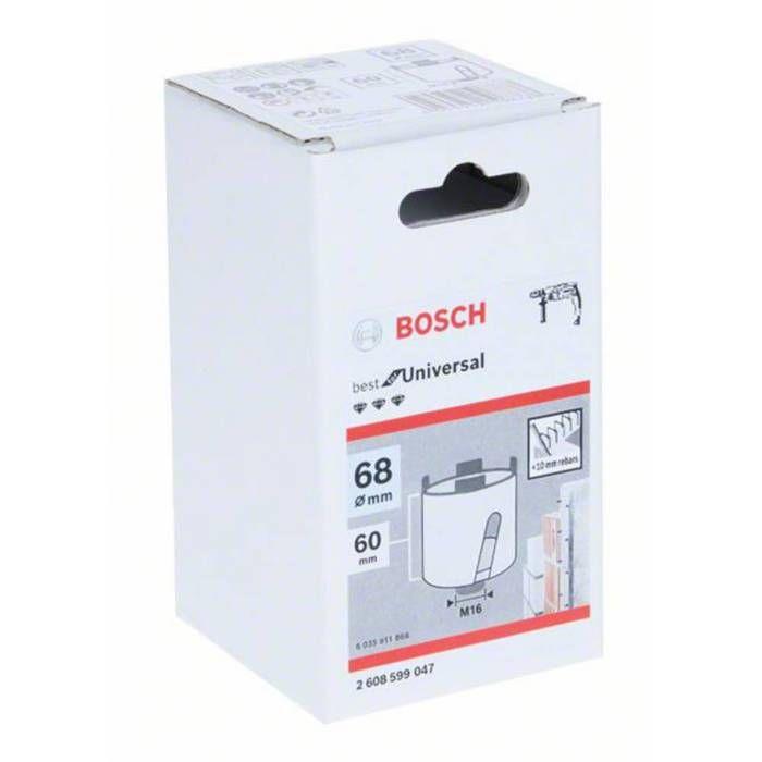 Couronne diamantée - Bosch - 2608599047 - 68 mm - Forage à sec - Longueur 60 mm