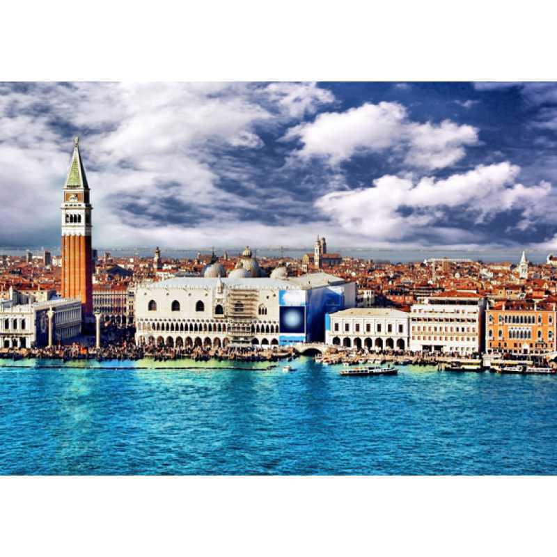 

Venice Italy Poster - Decorative Framed Wall Art with Free Shipping Yellow Kraft Paper (No Glue) 30X42 cm