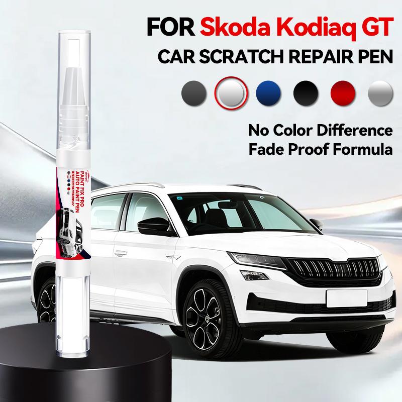 2026 Gorące Akcesoria Samochodowe Do Skoda Kodiaq GT Pisak do Naprawy Lakieru Poprawka Usuwanie Rysów DIY Akcesoria Samochodowe Czarny Biały Czerwony Pomarańczowy