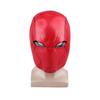 Maschere Cosplay Supereroe Cappuccio Rosso Casco Lattice per Uomo Adulto Maschere Facciali Festa di Halloween Mascherata Carnevale Costume Accessorio