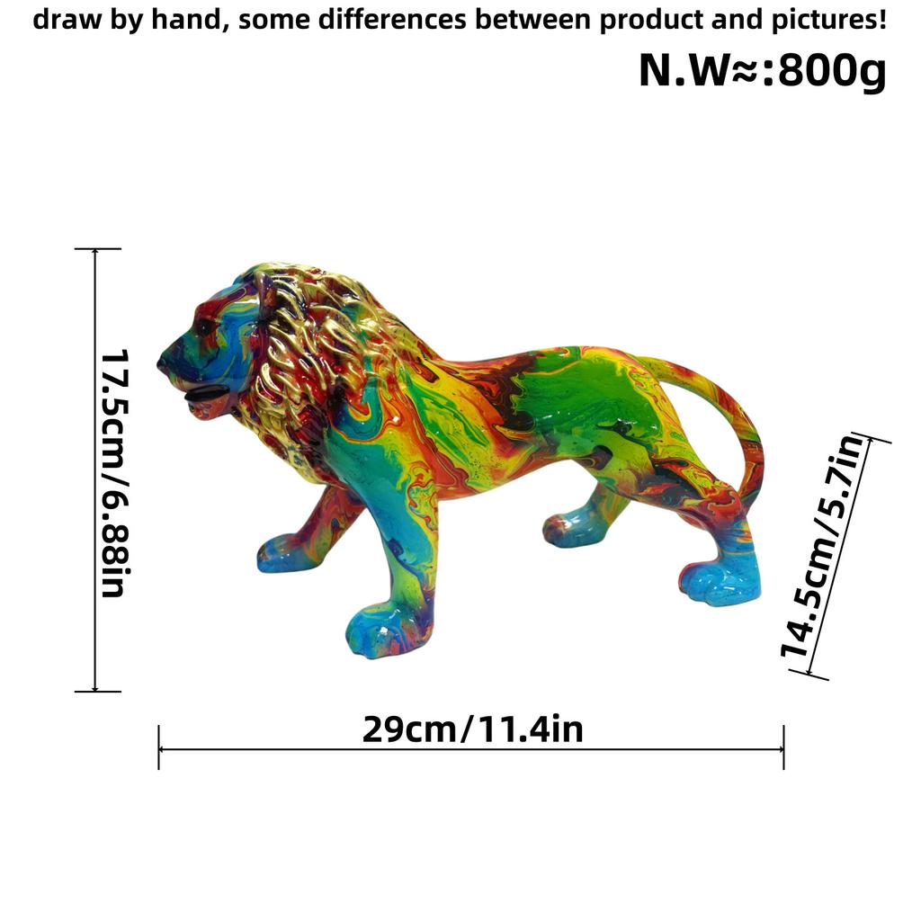 Office Use Decoration Animal Sculptures House Lion Decorations Everything Goes Smoothly Wealthy Nice Compact Lion New