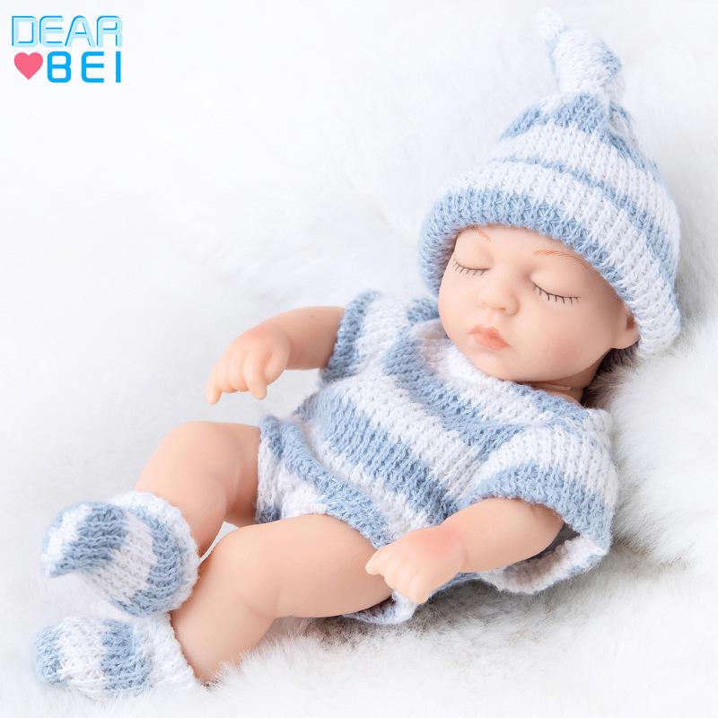 7-Inch Soft Vinyl Reborn Baby Doll Mini Figurine