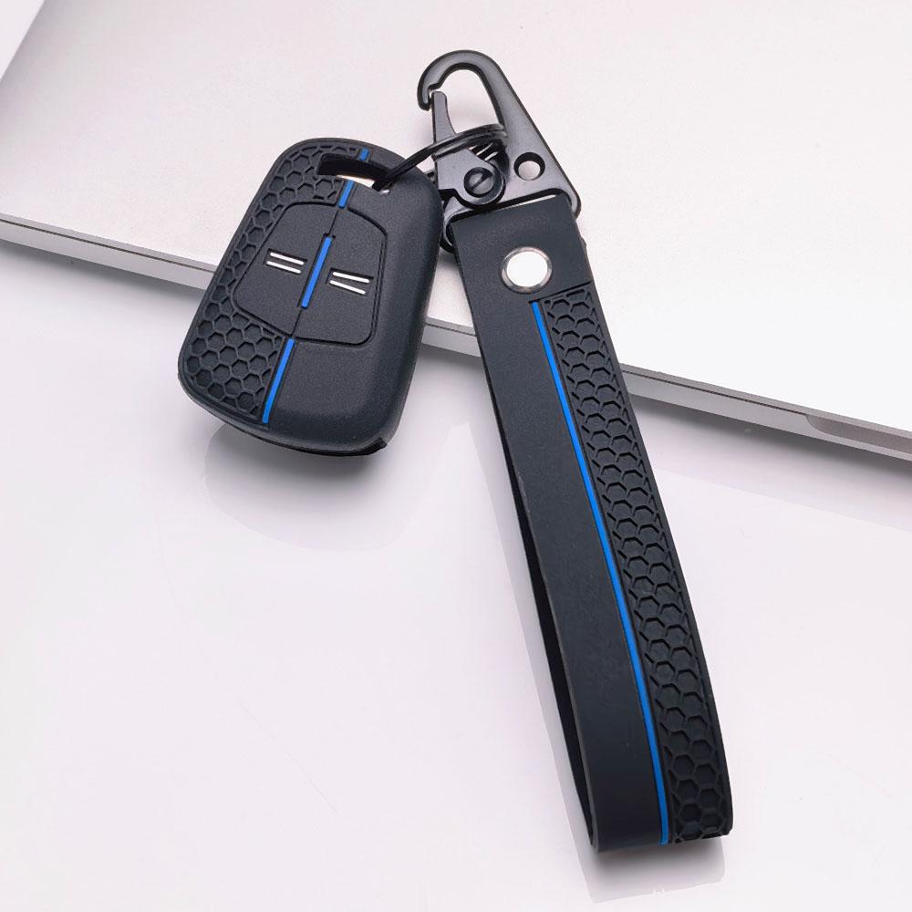 Copri Chiave per Opel Astra Corsa Insignia Mokka Zafira Vectra Signum Meriva Protezione Anti-Graffio Antiurto Texture Morbida