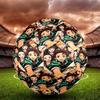 Pallone da Calcio Dimensione 5 con Stampa Demon Slayer, Pallone da Calcio Standard per Partite Sportive e Allenamenti di Squadra, Regalo Ideale per i Fan del Calcio