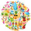 35pcs-50pcs Cartoon Fruit Stickers Tropical Summer Funny Stickers Animal Stickers For DIY Phone Guitar Laptop Notebook Suitcase