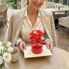 Romantic Mother's Day Greeting Card with Envelope Blessing Stereo Love Postcard Paper Sculpture Creative