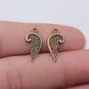 Small Angel Wings Fairy Detail Charm Antique Bronze Zinc Alloy Jewelry Making Supplies Jewelry Making Accessory Charms