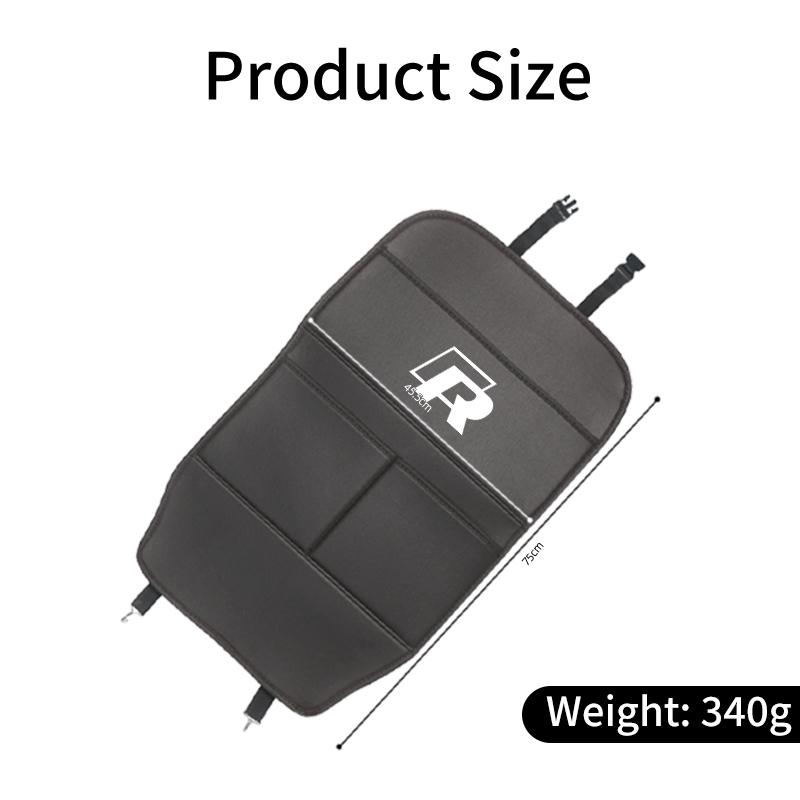 Car Seat Anti Kick Protective Mat Leather Full Cover Storage Bag For Volkswagen VW Golf Polo Tiguan T5 Passat b6 Jetta Scirocco QQ8