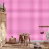 Geometric Rhombus Wallpaper Powder Pink and Purple 50x1000