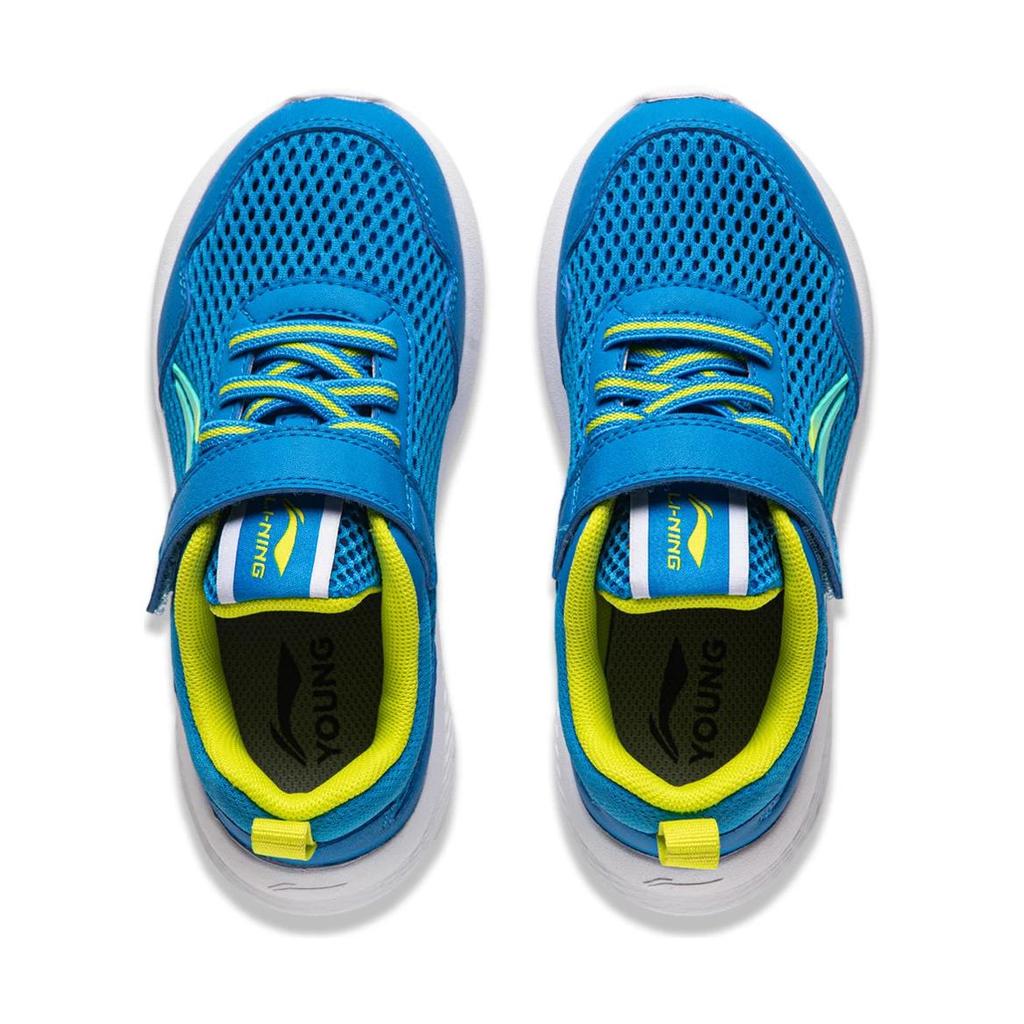 Li Ning Comfortable Simple Non-Slip Shock Absorbing Low-Top Casual Shoes Kids sneaker Deep-Blue YKNU080-5
