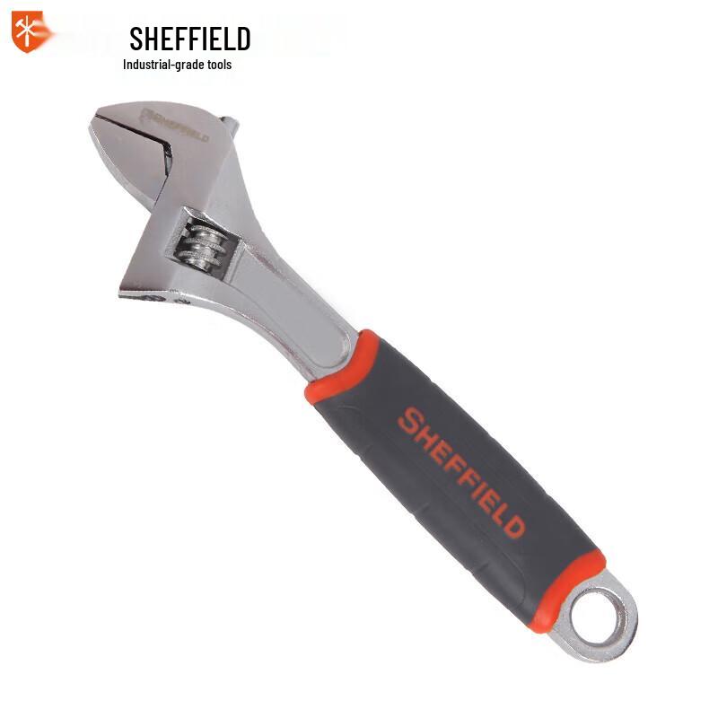 SHEFFIELD Chrome Vanadium Steel Adjustable Wrench 10 inch
