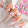 Schleifen Mix Nagelanhänger 3D Eis Durchscheinend Mehrfarbig Nageldekorationen Zubehör Nagelkunst-Enthusiasten