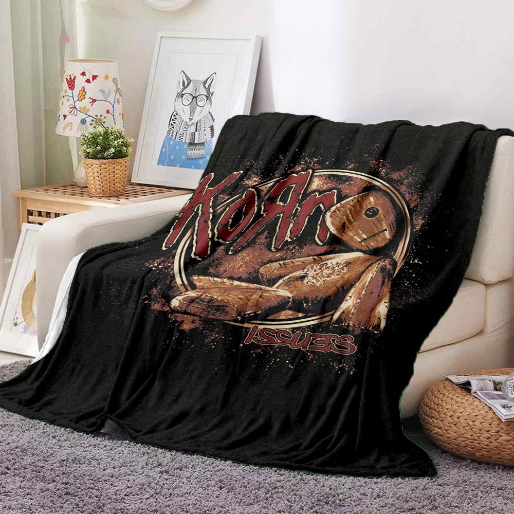 Korn Fish Flannel Blanket Throw Blanket Soft Warm Sofa Bed Camping Car home Decor Unique Christmas Gift C9302904