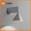 Italian Designer's Minimalist Aluminum Bedside Wall Lamp Corridor Staircase Background Wall Conical Geometric Warm Wall Lamp