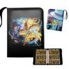 Naruto Card Binder, Leather Zip 9-Pocket Album, Large Capacity Anime Card Holder