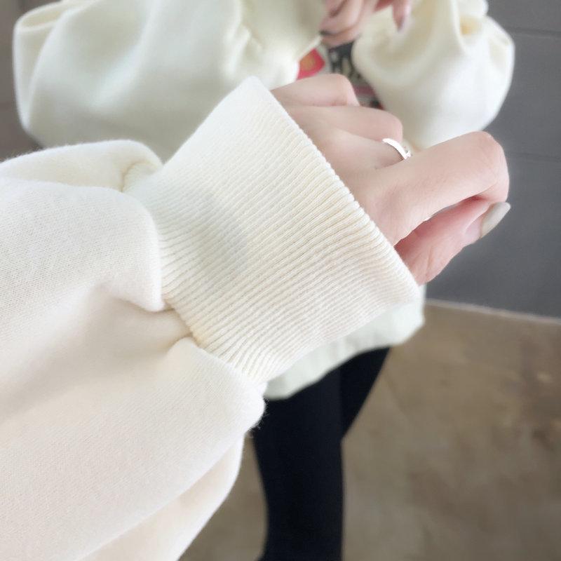 Korean Style Women's Spring/Autumn Loose Thin Sweatshirts - Fashionable, Versatile, Trendy European Design Tops/Jackets