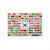 Revised Edition 180-Piece World Flags Jigsaw Puzzle