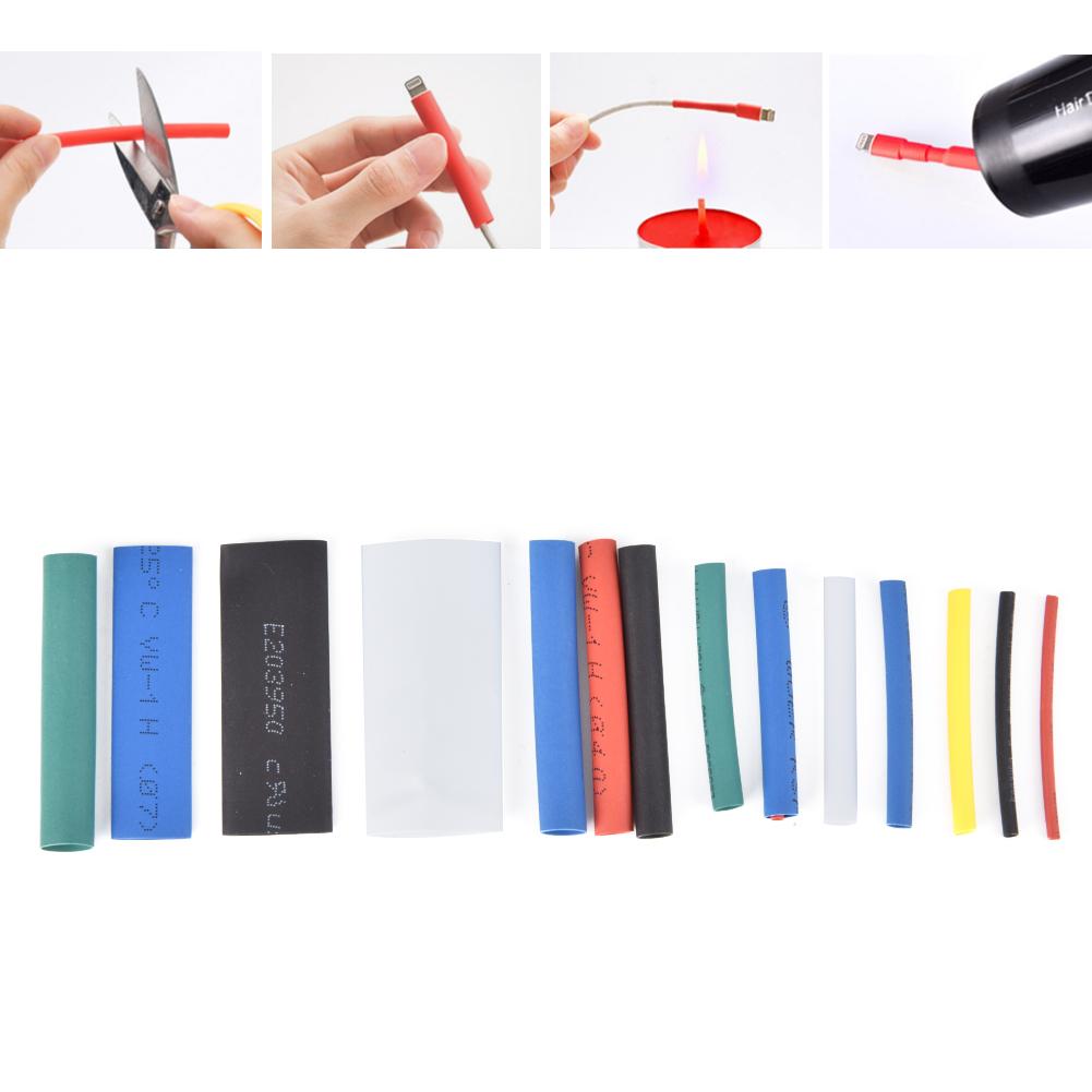 670-teiliges Polyolefin-Schrumpfschlauch-Set, wasserdicht, für Kabel