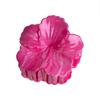 Eye-catching Doris Hair Claw Clip Stunning Marble Pattern Egg Flower Design For Everyday Elegance