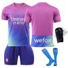 AC Milan 2 Set Maglia da Trasferta N.. 9 Giroud No. 10 Leone No. 11 Pulisic No. 19 Uniformi da Calcio Olimpiche Edizione per Fan