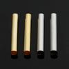 50-100Pcs Metal Brass Long Tube Beads Cylinder Smooth Straight Tube Beads Fit 4/6mm Leather Cord DIY Handmade Bracelet Accessory