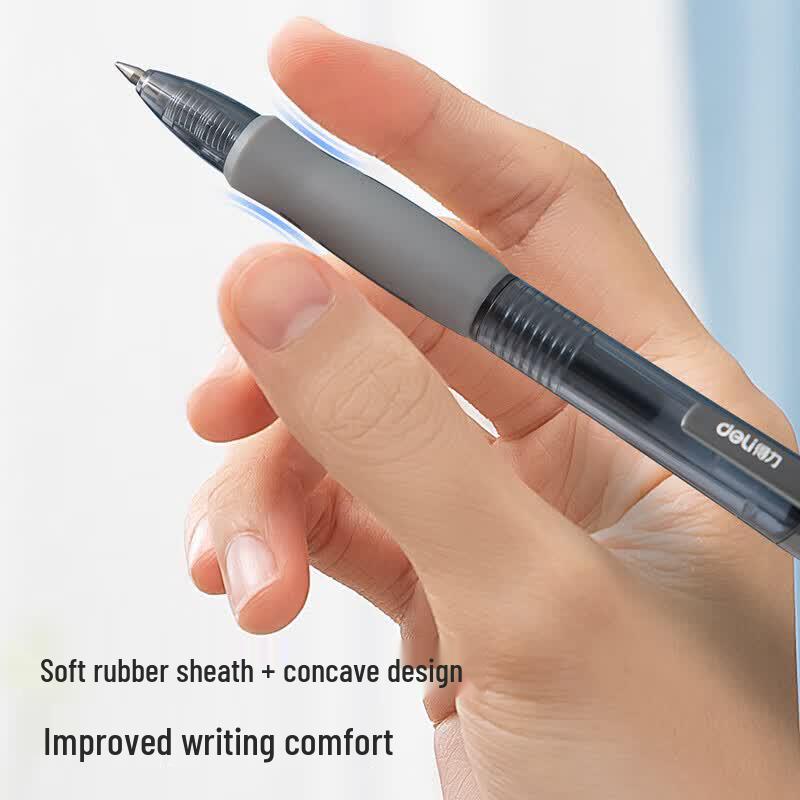 Deli DP208 Ultra-smooth Ret retractable Gel Pen 0.5mm