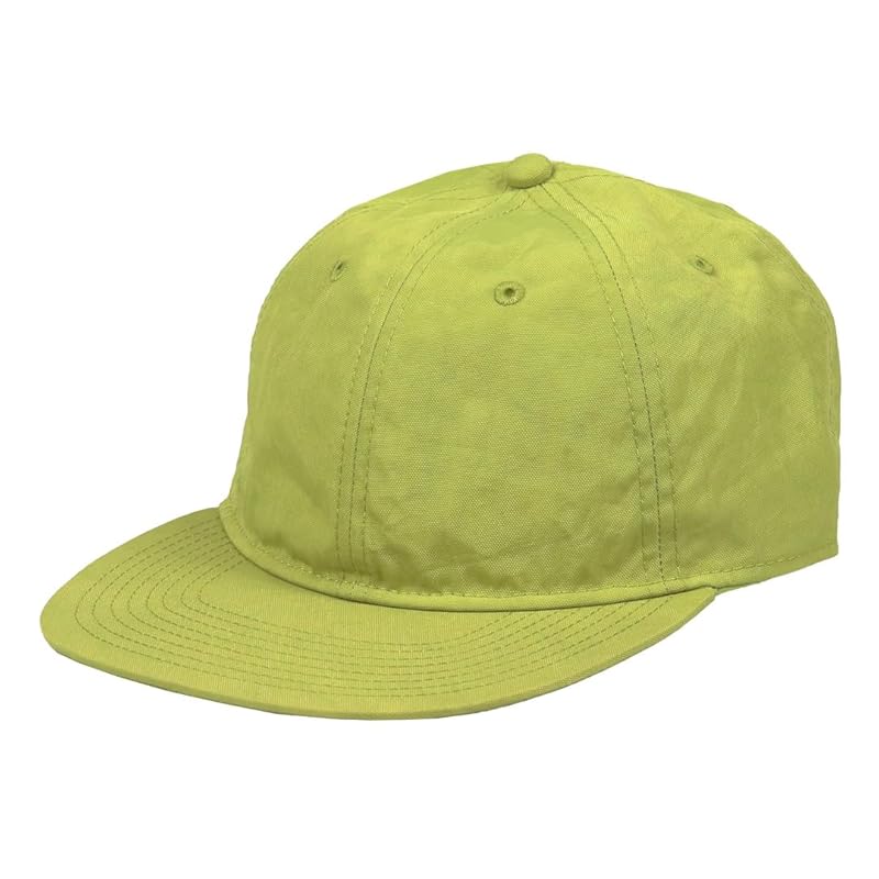 

[New Hattan] cap nylon men s ladies Plain color hat brand baseball cap baseball cap water repellent unisex outdoor green [product]