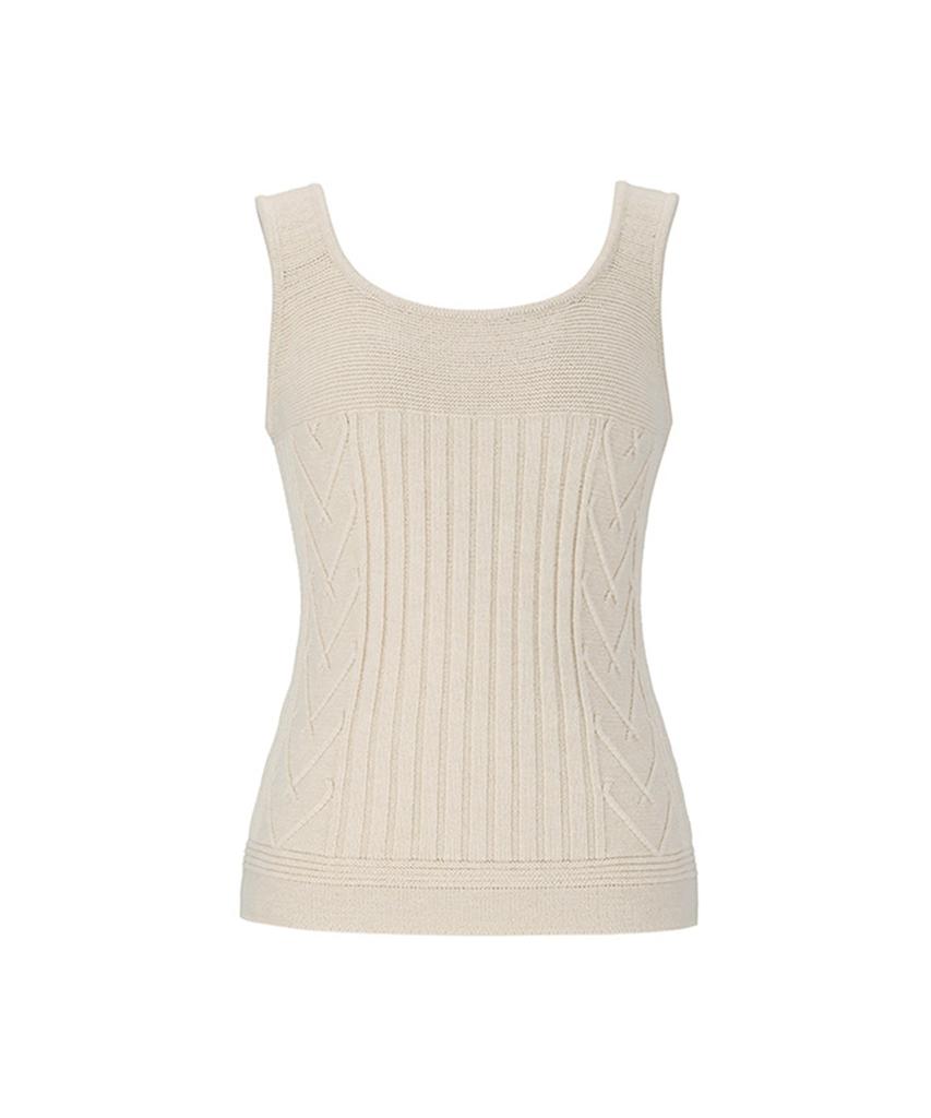 SOUP Cable Sleeveless Top (Oy3Skca)