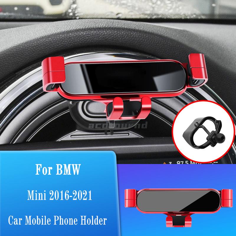 

Car Phone Holder For Mini Cooper Countryman F54 F55 F56 F60 Gravity Navigation Bracket Gps Stand Air Outlet Clip Support Mount