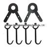 AR500 Steel IDPA Target Stand Hooks with Powder Coated Finish