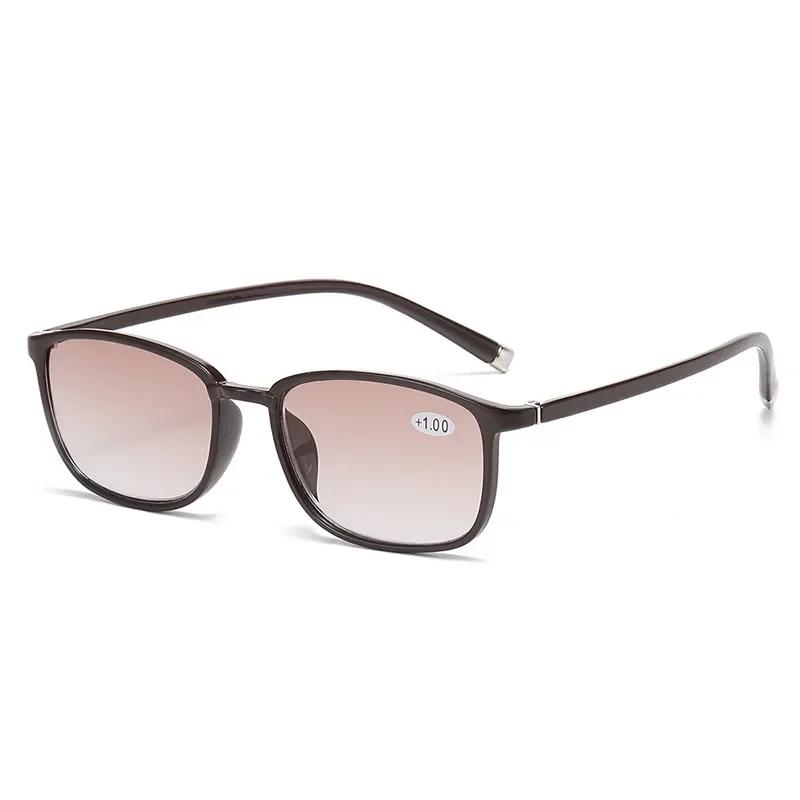 Male Female Stylish Progressive Color Presbyopia Eyewear High Definition Blue Light Blocking Eye Protection Reading Eyewear