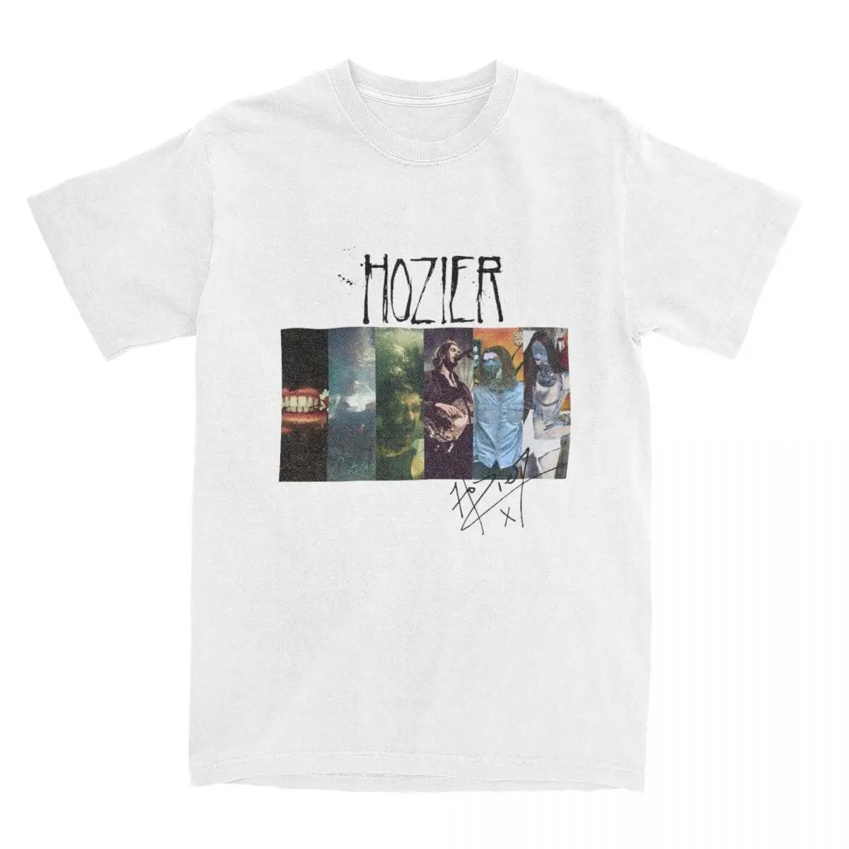 

Музыкант Певец Hozier Футболки Наряды Подарок для фаната HP Футболки с песнями Hozier Альбом Футболки Топ Футболка Одежда Классика L белый