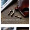Vintage Premium Quality Eyeglasses Case for Men, Portable Soft Leather Sunglasses Holder with Lanyard, Stylish Optical Storage Box