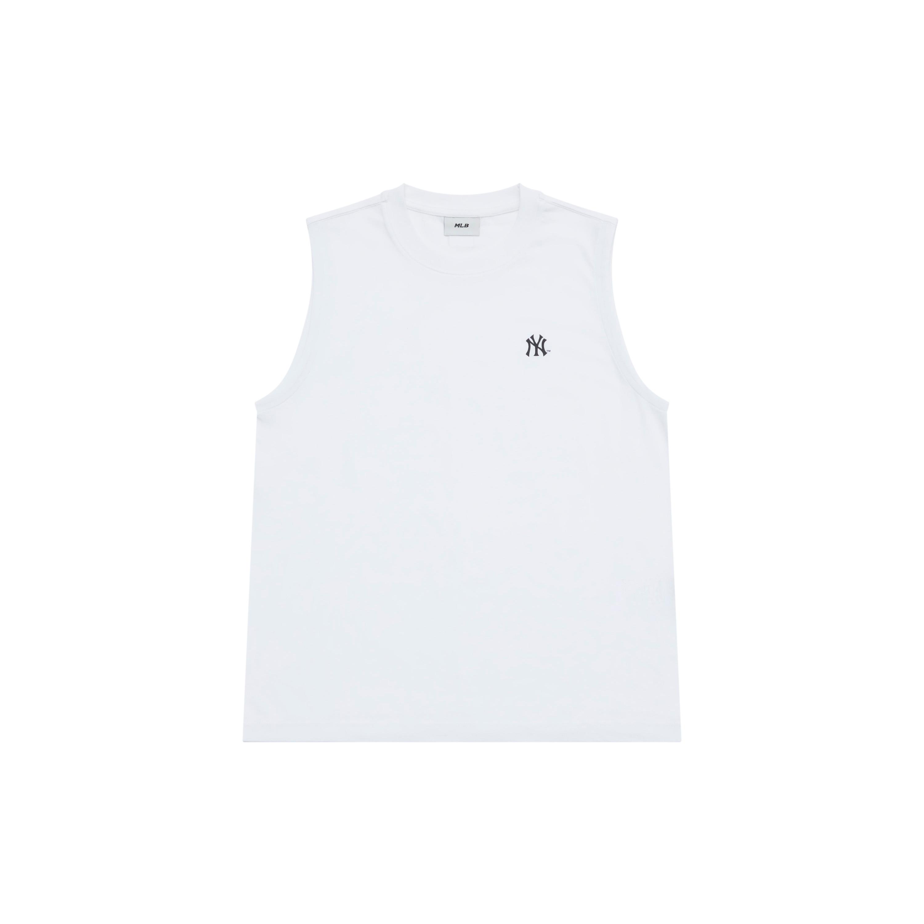 MLB New York Yankees Basic Collection SS25 Tank Top Unisex Ecru 3ATOB0153-50WHS XS
